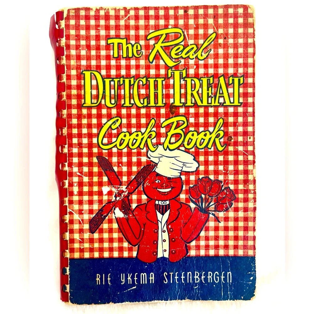 VINTAGE 1949 RARE The Real Dutch Treat cook book English 100 page best seller